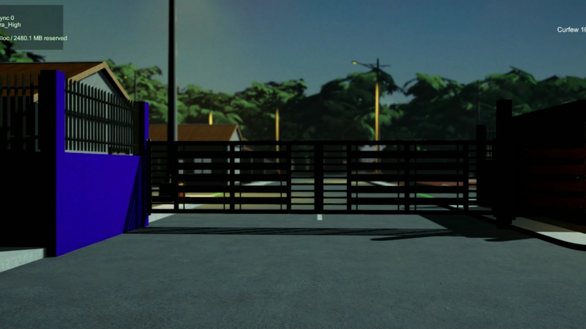 BantayGabi neighborhood entrance viewed from inside the subdivision gate
